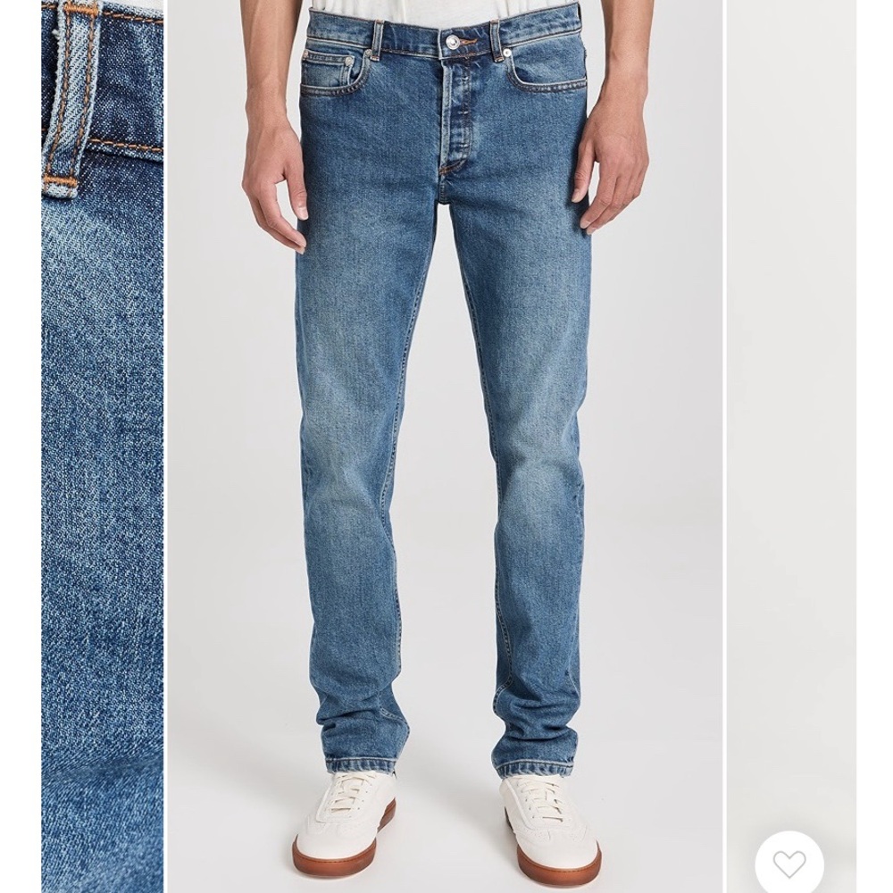 A.P.C. Blue Petit Standard Jeans - NWT